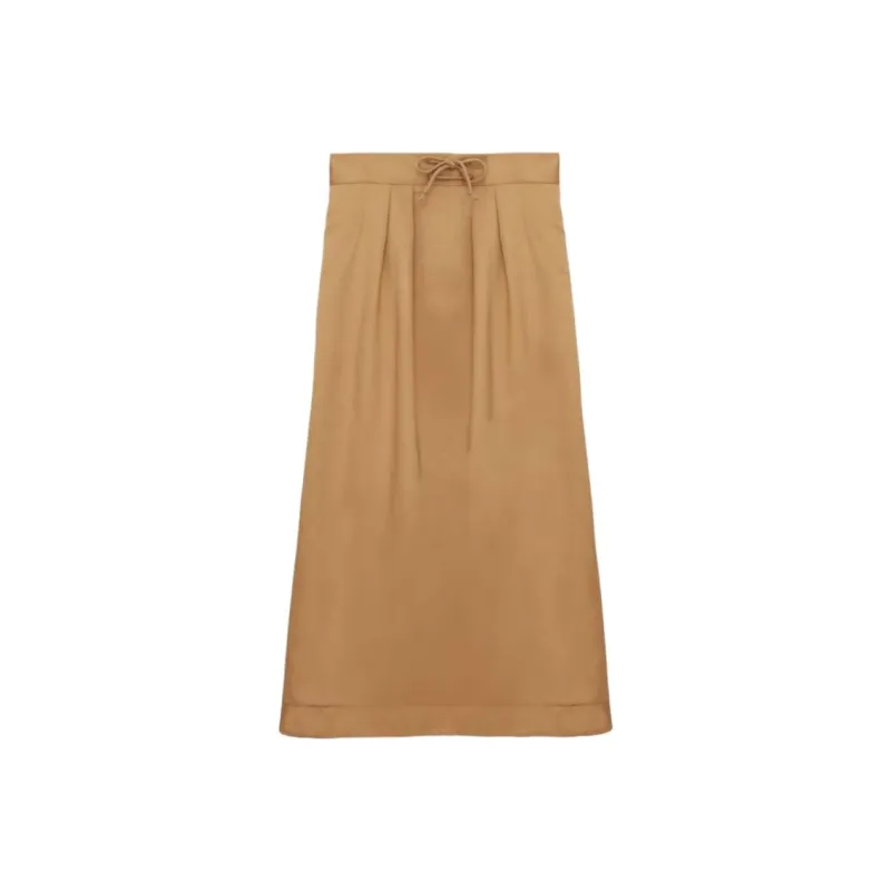 INES DE LA FRESSANGE Casual Long Skirt Women's Camel-0