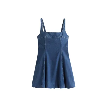 Abercrombie＆Fitch Denim Short Skirts Women's Medium Blue