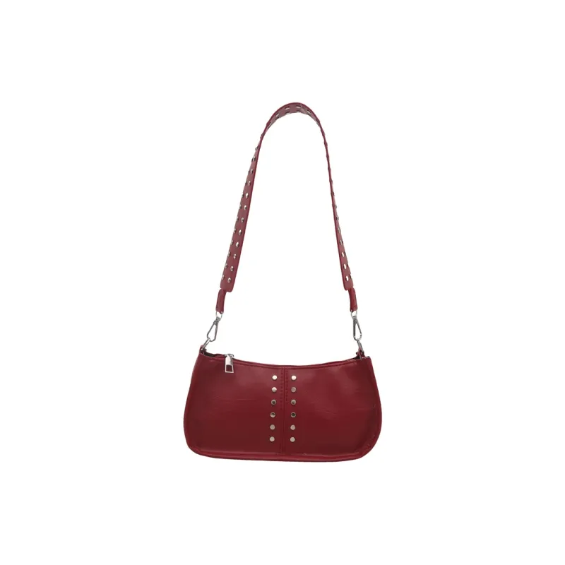 TOUTSEUL YOLO PU Shoulder Bag Women's White/Green/Red/Black/Brown-13
