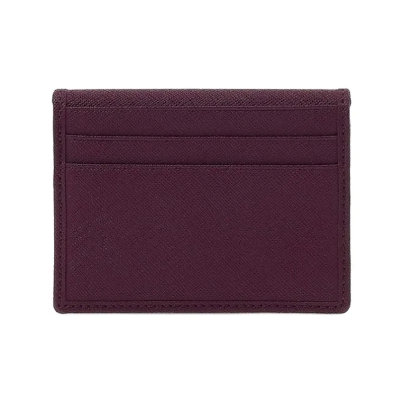 Vivienne Westwood Sapiano Leather Card Holder Men's Fuchsia-2