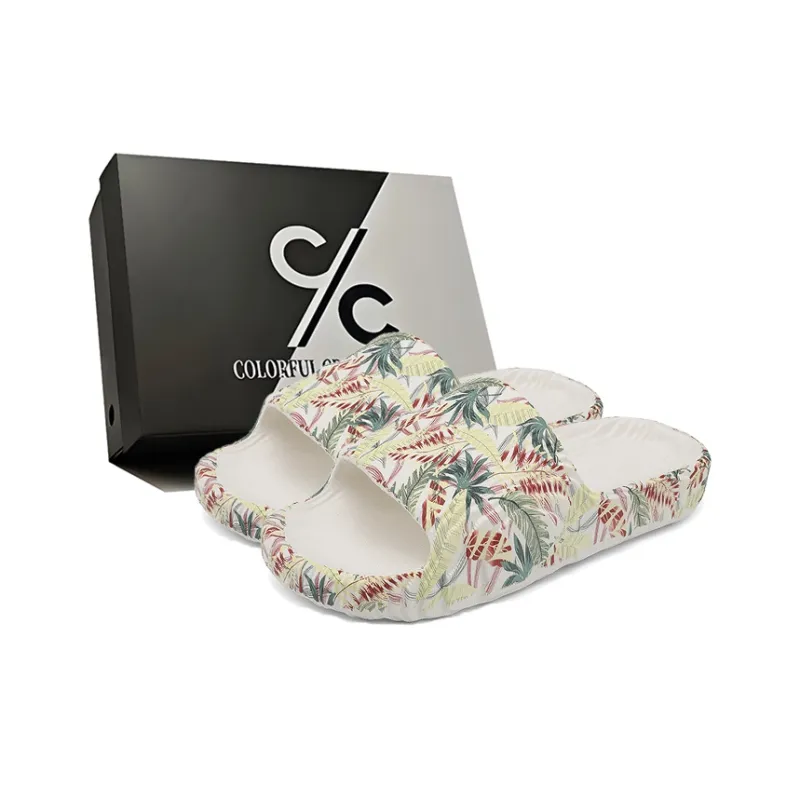 Colorful Creations EVA Slip Resistant Abrasion Resistant Odor Resistant Quiet Slide Slippers Men's-14
