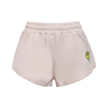 Barrow Logo Printed Pleated Shorts