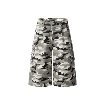 VINMUK Denim Shorts Unisex Camouflage