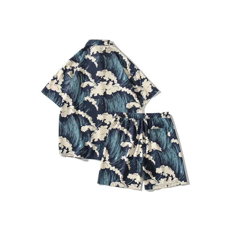 Fakeyoung Shirt Matching Set Unisex-1