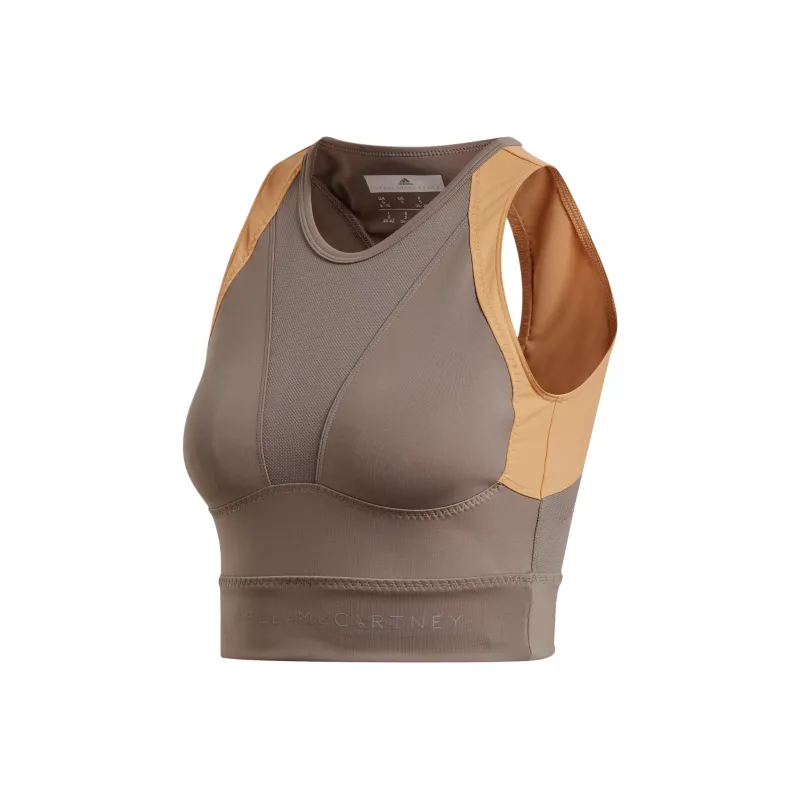 Adidas x Stella McCartney Sport Vests Women's Explore Gray/Cardboard Yellow-0