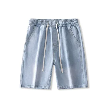 BRYAN JIMENEZ Denim Shorts Unisex