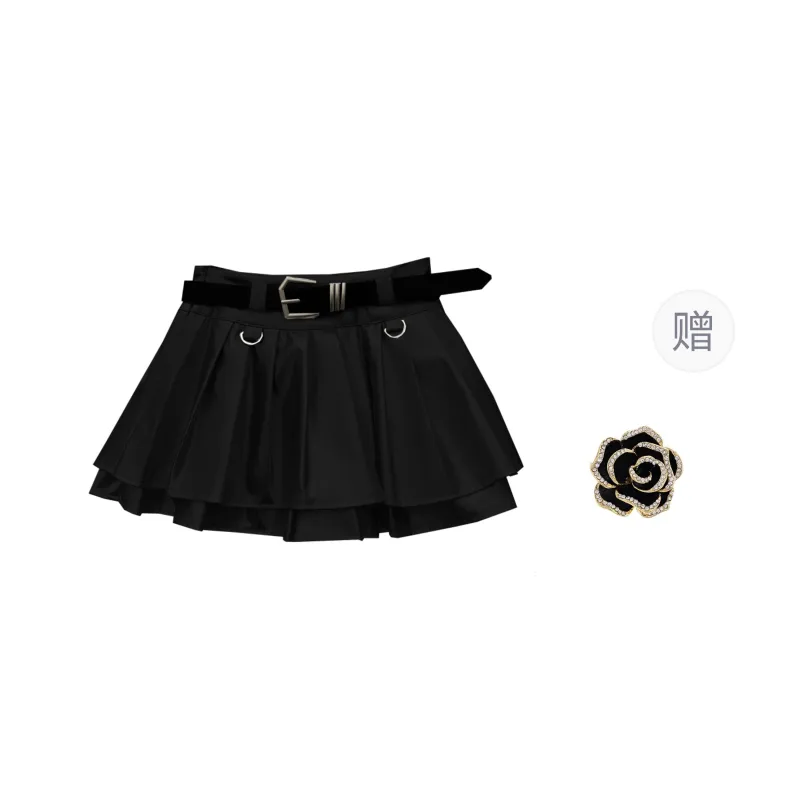 ONNFB Leather Short Skirts Women's-0