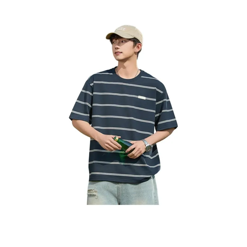 WOOD SOON Loose Fit Casual Hong Kong Chic Half Sleeve T Shirt Unisex-0