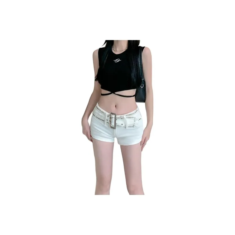 ABBY GODDESS Denim Shorts Women's-0