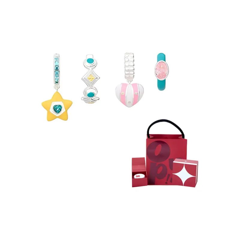 Oups! Time Film Collection Crystal Glass Gemstone Fashion Cute, Versatile Hoop Earrings Women's-7