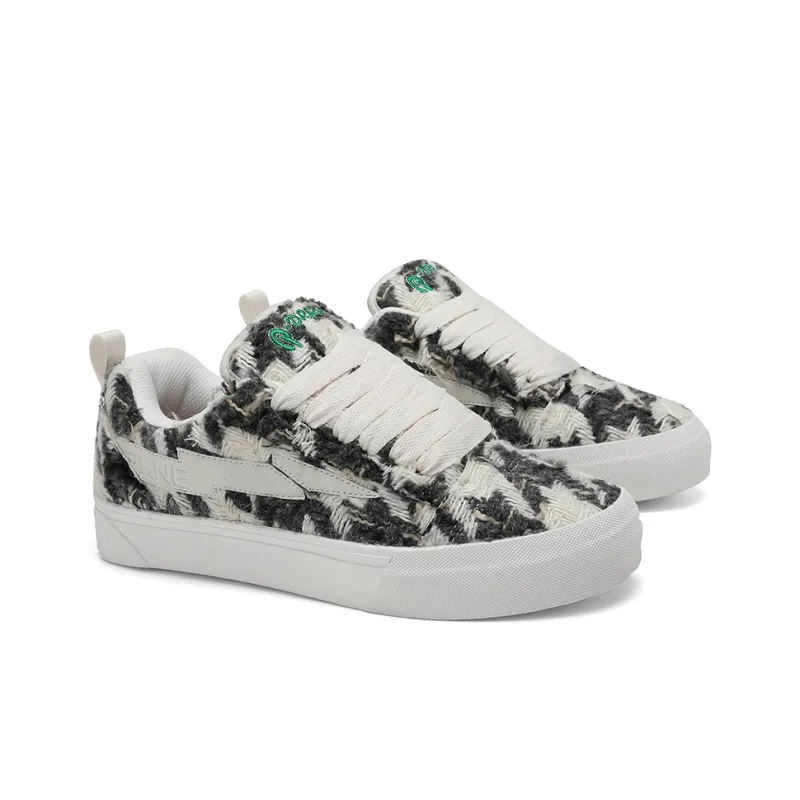 FZFA Anti Slip And Wear Resistant Height Increasing Low Top Classic Preppy Style Students Skateboard Shoes Unisex-9