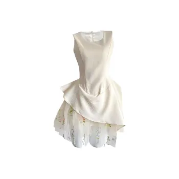 ECNR Sleeveless Dresses Women's Image Color