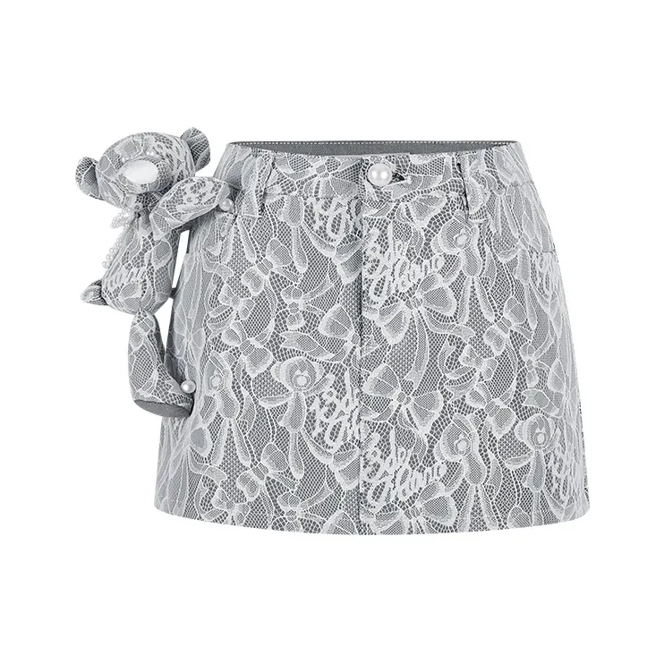 13 DEMARZO Denim Short Skirts Women's-2