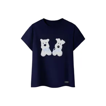 COVER TIME T Shirts Women's Navy Blue