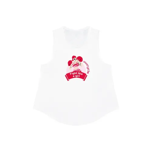 Pom Peche X VIVI CYCLE Sleeveless Sports Shirts Women's