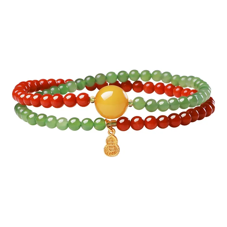 YINXIANGMOU Hetian Jade Bracelets Jasper Women's-0