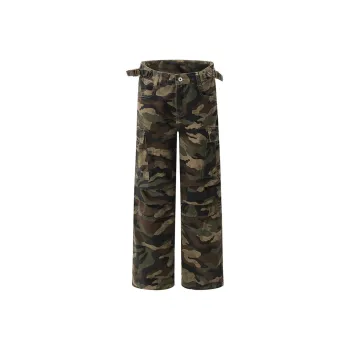 ELCORO Jeans Unisex Camouflage