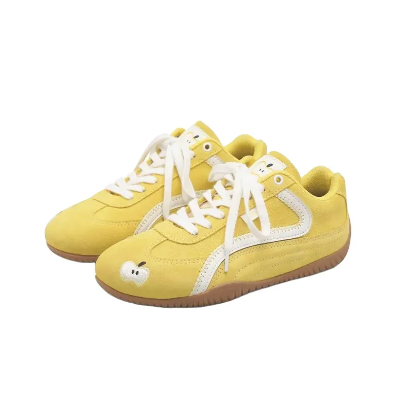 Yalu Low Top Casual Shoes Unisex Red Apple-3