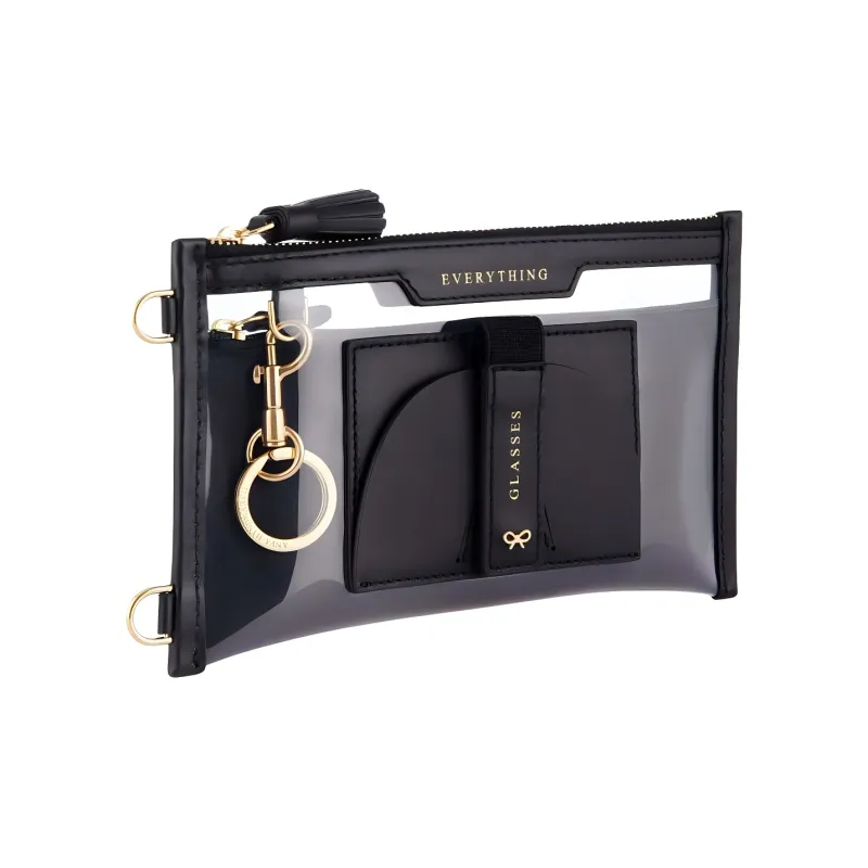 Anya Hindmarch Leather Clutch Unisex Black-2