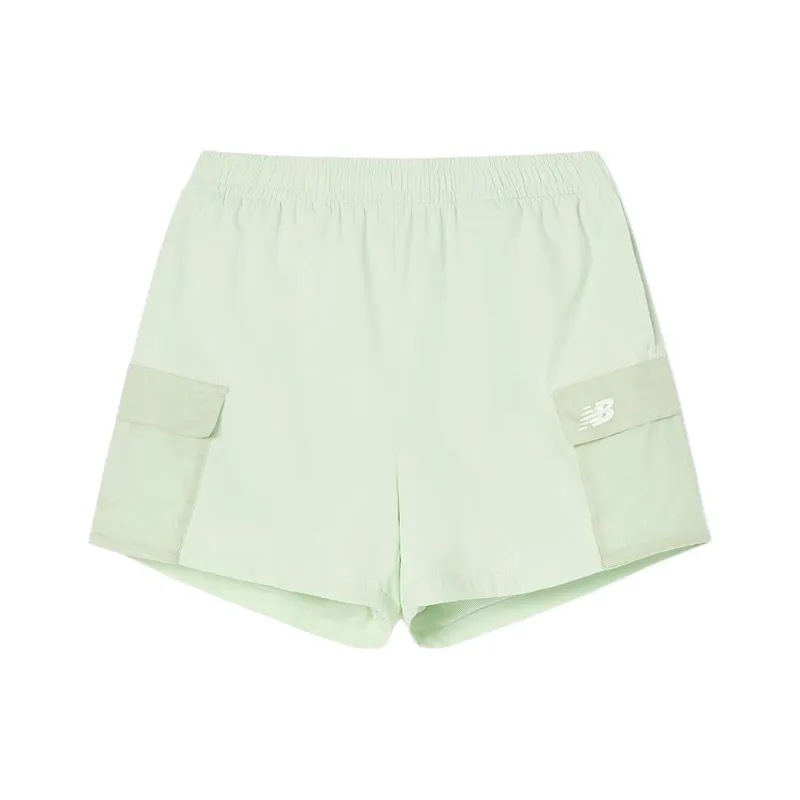 New Balance Cargo Shorts Women's Light Green-0