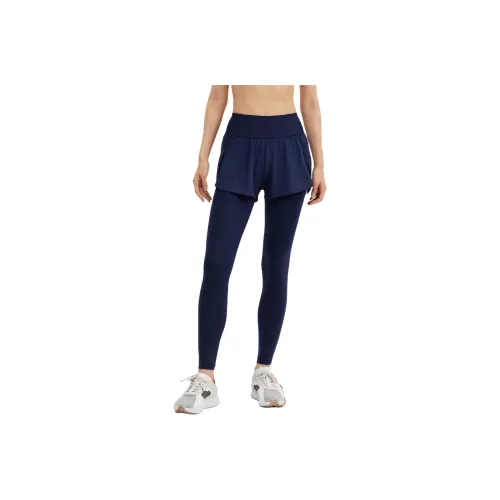 DECATHLON DOMYOS Athletic Trousers Women's Navy Blue