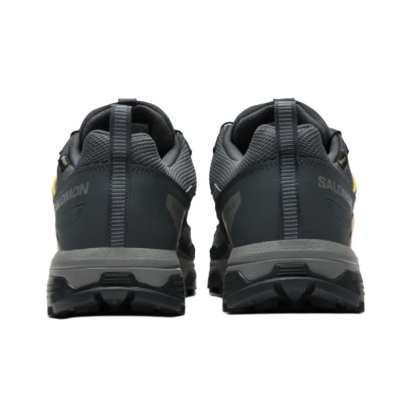 SALOMON X ULTRA 5 Slip Resistant And Abrasion Resistant Support Low Top Hiking Shoes Men's Turbulent Blue-4