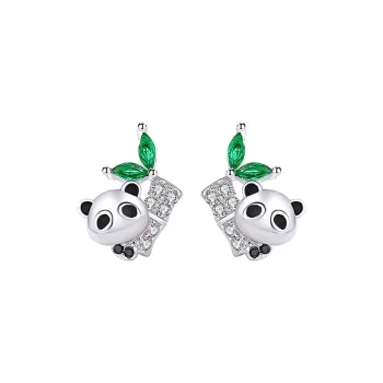 Happy Tide S925 Silver Stud Earrings Women's