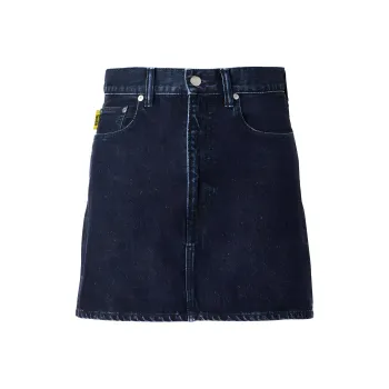 Onitsuka Tiger SS25 Denim Short Skirts Women's Blue