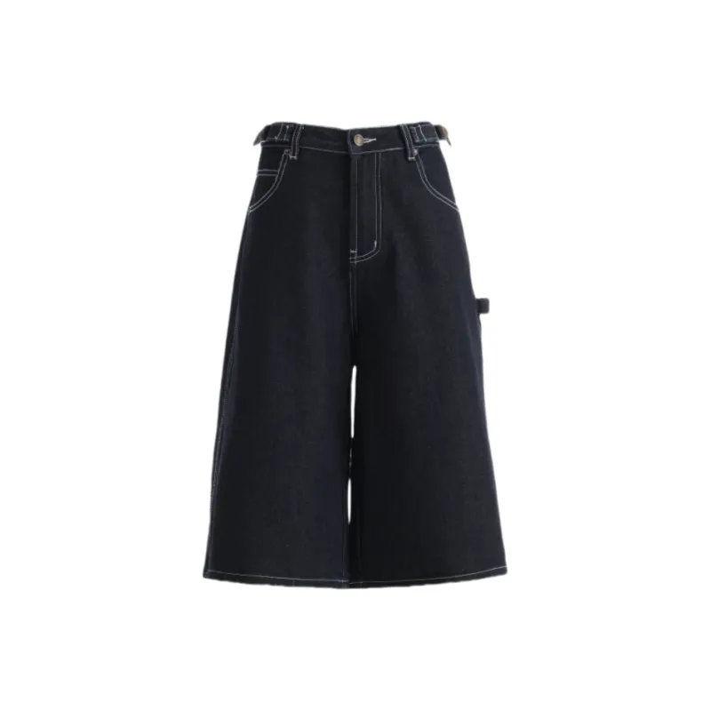 ZXZA Denim Shorts Women's Blue-0