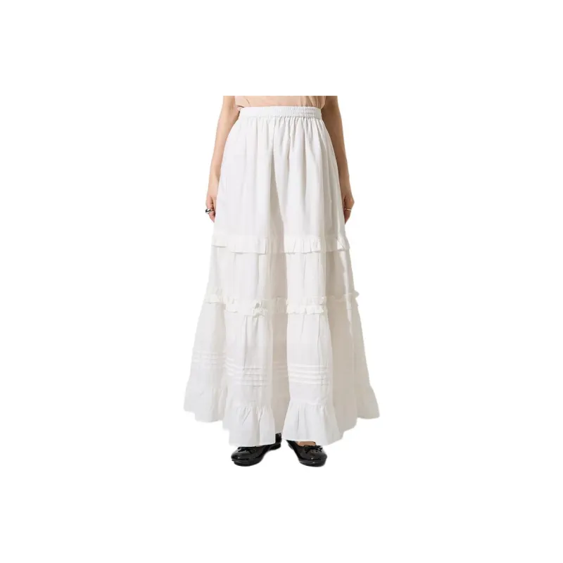 FREAK'S STORE Casual Long Skirt Women's White-0