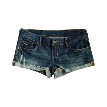 ECNR Denim Shorts Women's Dark Blue