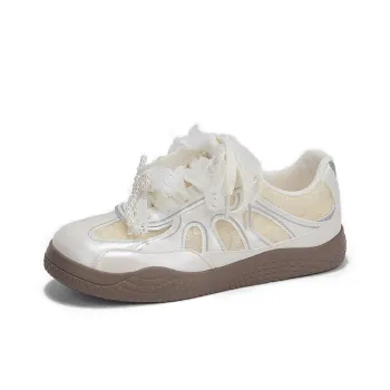 BINGO DUCK Cushioning, Slip Resistant, And Breathable Low Top Skateboard Shoes Women's