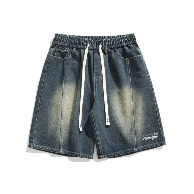Colorful Creations Denim Shorts Unisex-3