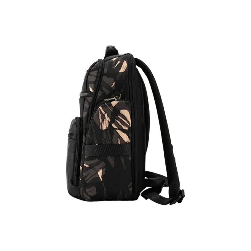 TUMI Alpha Bravo Leather Backpack Men's Gray-2