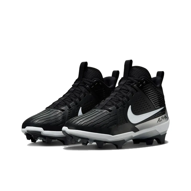 Nike Alpha Menace Strong Black Metallic Silver White-2