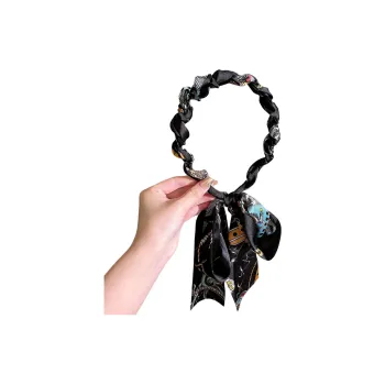 Suiyiie Summer Bowknot Headbands Tie Up Hair