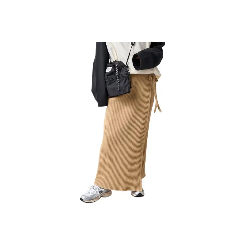 FREAK'S STORE Casual Long Skirt Women's Camel-0