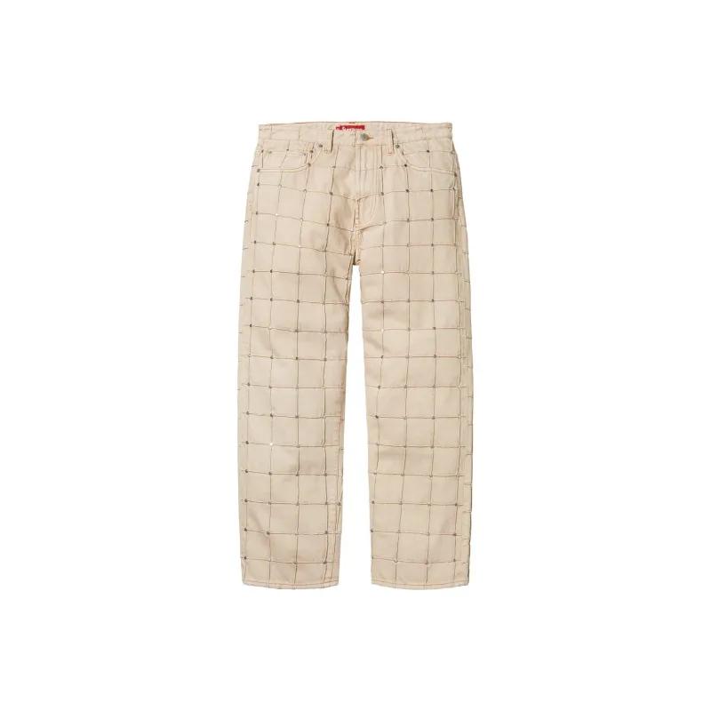 Supreme Studded Seam Loose Fit Jean-4