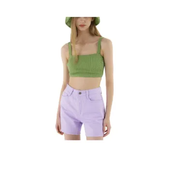 CORALIQUE Denim Shorts Women's Light Purple