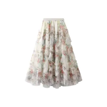 QYPRF Casual Long Skirt Women's