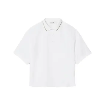 LACOSTE SS25 Polo Shirt Women's White