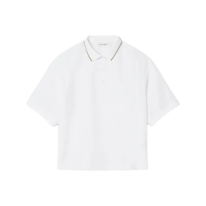 LACOSTE SS25 Polo Shirt Women's White-0