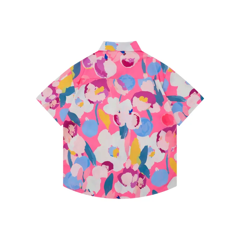 PEIMENG Shirts Unisex Pink-1