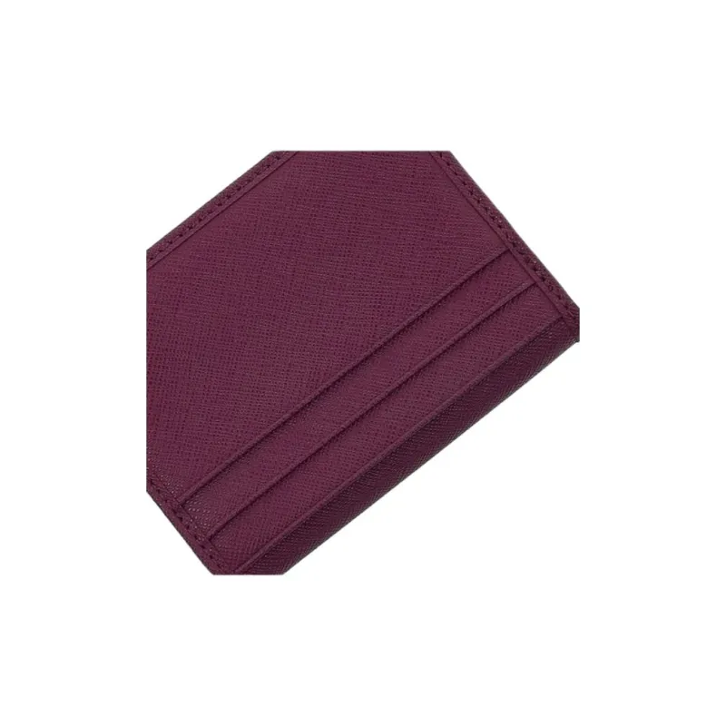Vivienne Westwood Sapiano Leather Card Holder Men's Fuchsia-6