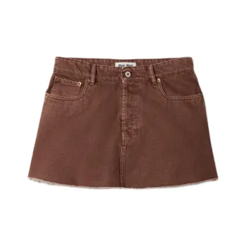 MIU MIU Denim Mini Skirt