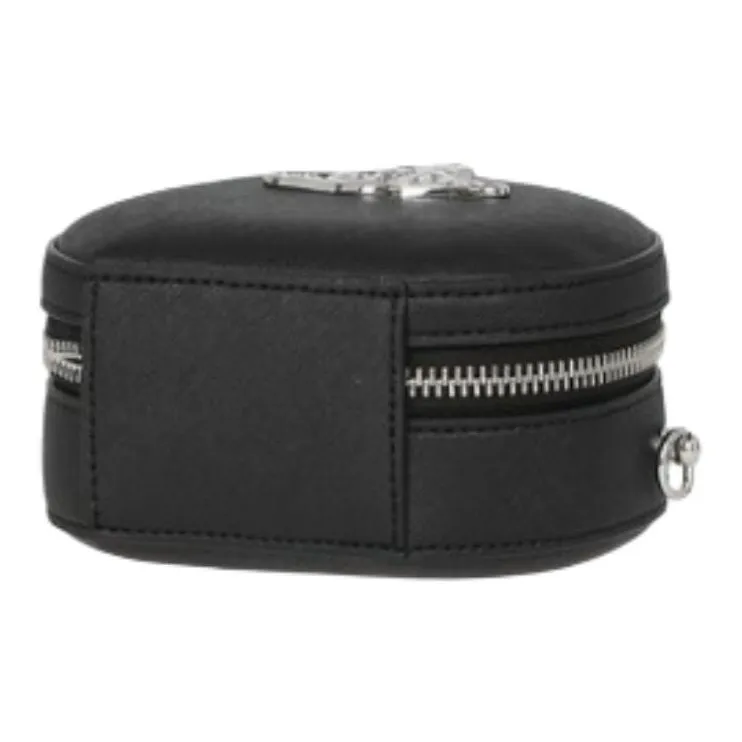 Vivienne Westwood Saffiano Leather Crossbody Bag Mini Women's Black-4