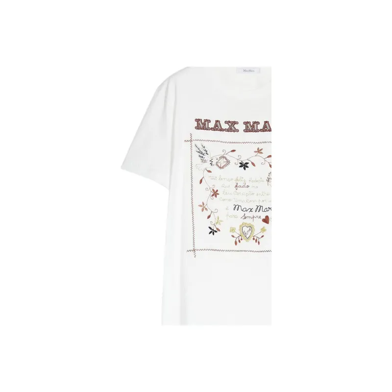 MaxMara T Shirts Women's White-4