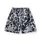 Leopard Print Shorts White