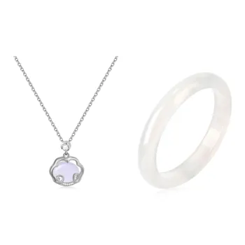 COPI Glass Cat Eye Necklaces Unisex