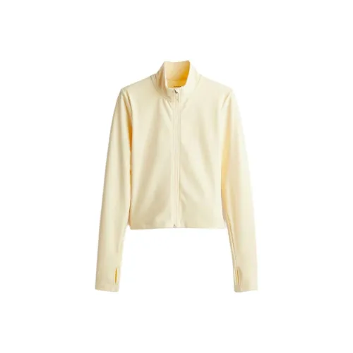 H&M Workout Clothing Women's Light Yellow
